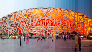 Here's what famous buildings look like from day to night in one photo
